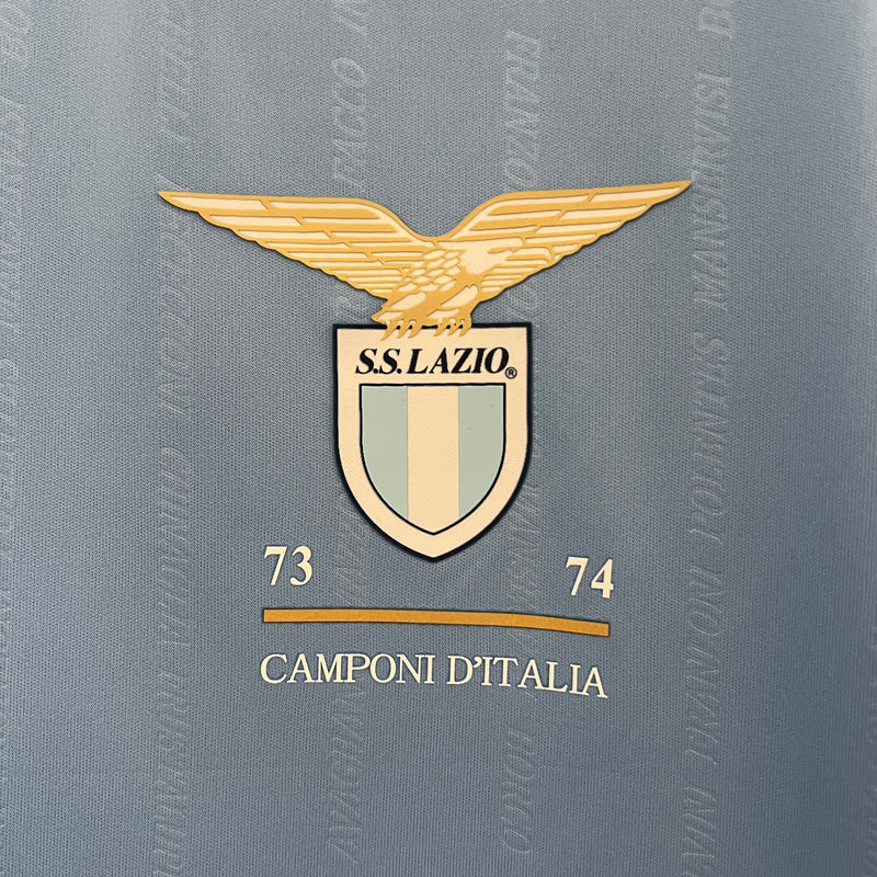 Camisa Lazio Aniversário de 50 Anos Blue